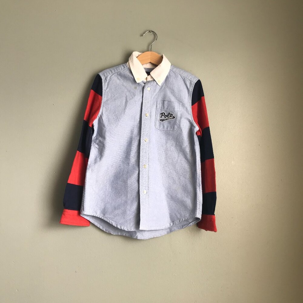 Ralph Lauren Boys Long Sleeve Shirt Size 7